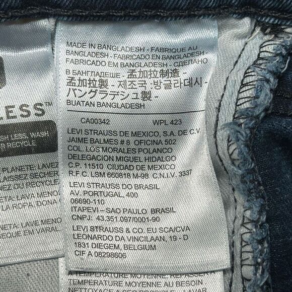 Levi’s 512 Mens Slim Taper Jeans Denim size W29 x L32 - Picture 9 of 12